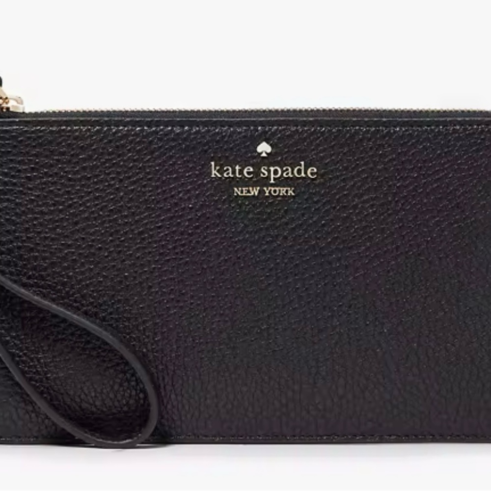 Kate Spade Black Saffiano Leather Pouch